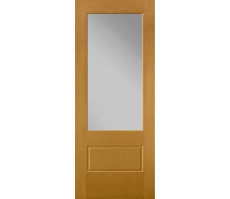 Savannah 3 Quaters Light Fiberglass Entry Door