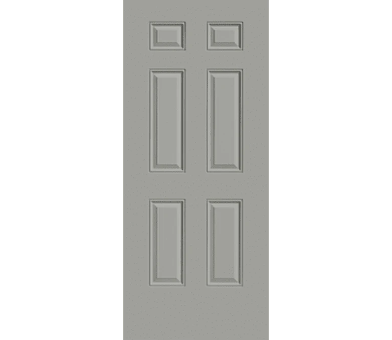 Savannah 6 Panel Steel Entry Door