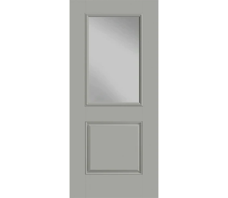 Savannah Half Light 1 Panel Fiberglass Entry Door