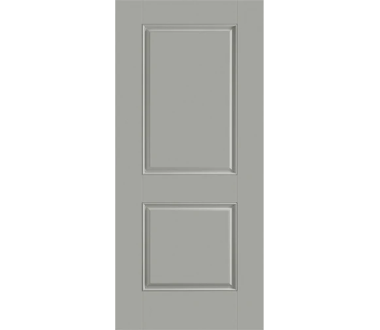 Savannah Two Panel Square Fiberglass Entry Door